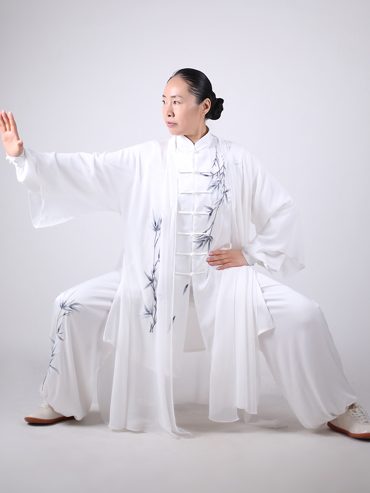 马蕾太极男女同款醋酸上袖太极服