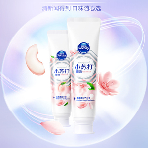 细舒洁小苏打牙膏蜜桃清口气160g