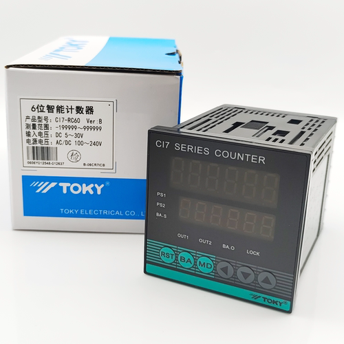 TOKY东崎CI7-RC60W CI7-RC68W计米器计长计数计批次CI7-RC80 RC88
