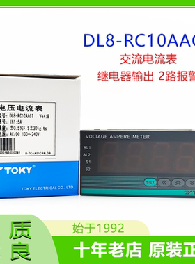 TOKY东崎仪表DL8-RC10AACT高精度交流电流仪表真有效值测量表原装