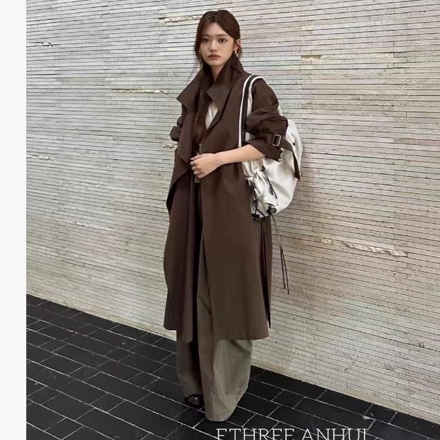 25n0906【乡丫头严选】 风衣外套 9708