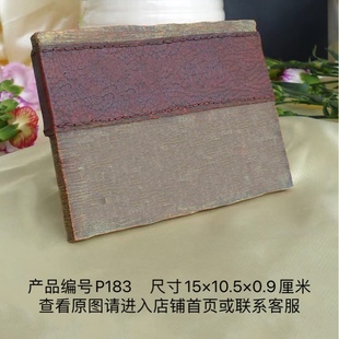 P183JDJ装饰品礼品桌面摆件家居树脂仿皮纹木纹摆饰十字架摆设