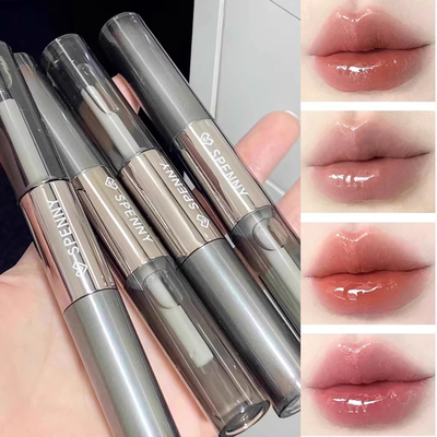 Spenny诗佩妮双头唇釉镜面水光嘟嘟唇泥不易沾杯口红学生