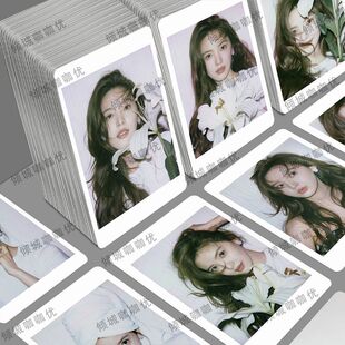 新款章若楠撕拉片小卡55张周边自印高清lomo卡写真盒装剧照拍立得