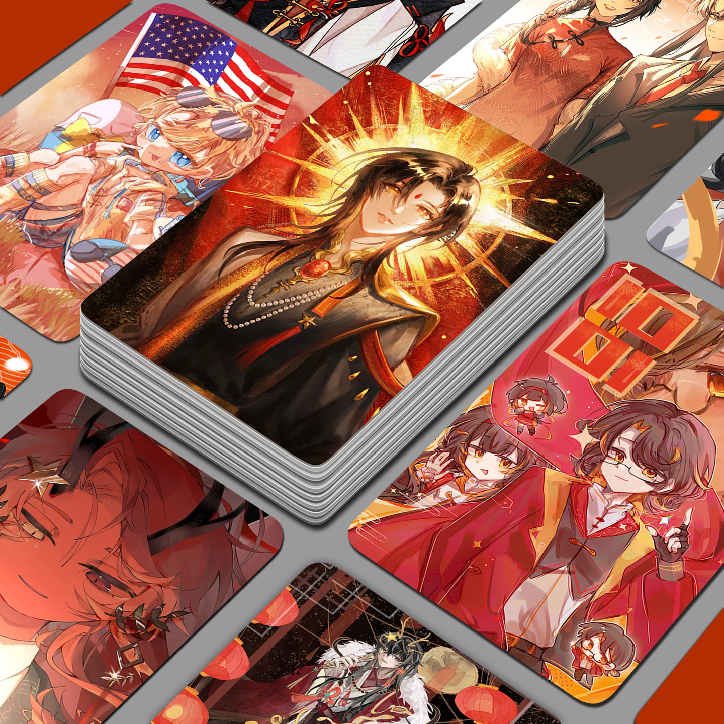 CH五常小卡动漫二次元明信片贺卡