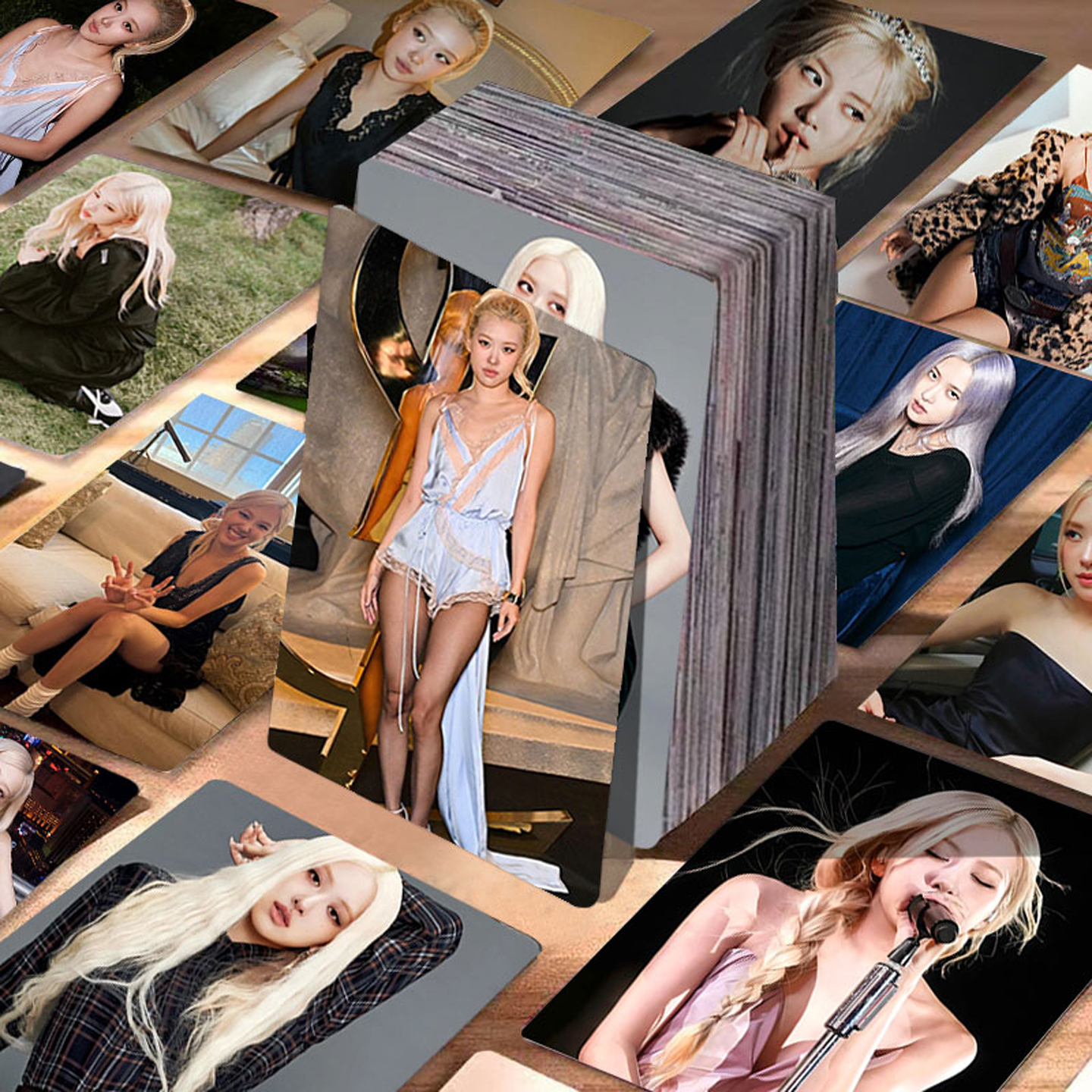 55张朴彩英小卡单人三寸写真lomo