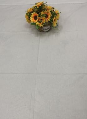 M223 白色手绣花床单 230*270cm 棉质 微氧化