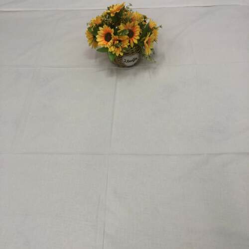 M223 白色手绣花床单 230*270cm 棉质 微氧化