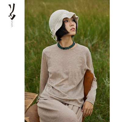 100支羊绒轻薄打底套头衫