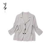 幻 轻气场 复古绣线羊绒毛混纺小西服 Say Ya 通勤 搭配