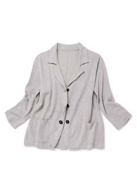 Say Ya【幻】轻气场 复古绣线羊绒毛混纺小西服 通勤/搭配