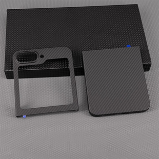 适用三星zflip6手机壳600D磁吸凯夫拉超薄保护套折叠Galaxy Z flip6小折叠filp7碳纤维手机套新款男女
