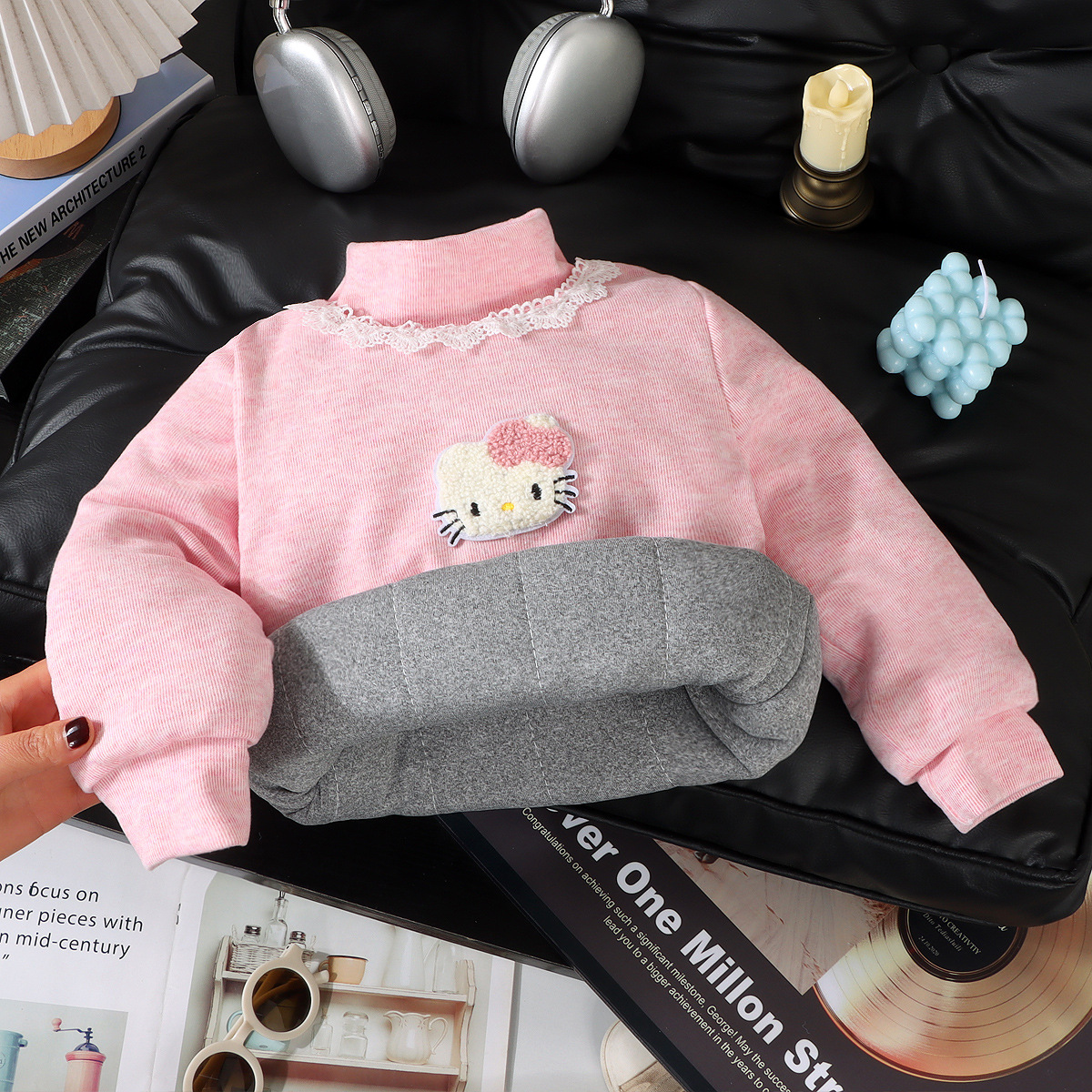 新品折扣品牌专柜撤柜捡漏儿童加厚保暖棉服女宝宝冬季打底衫衣服