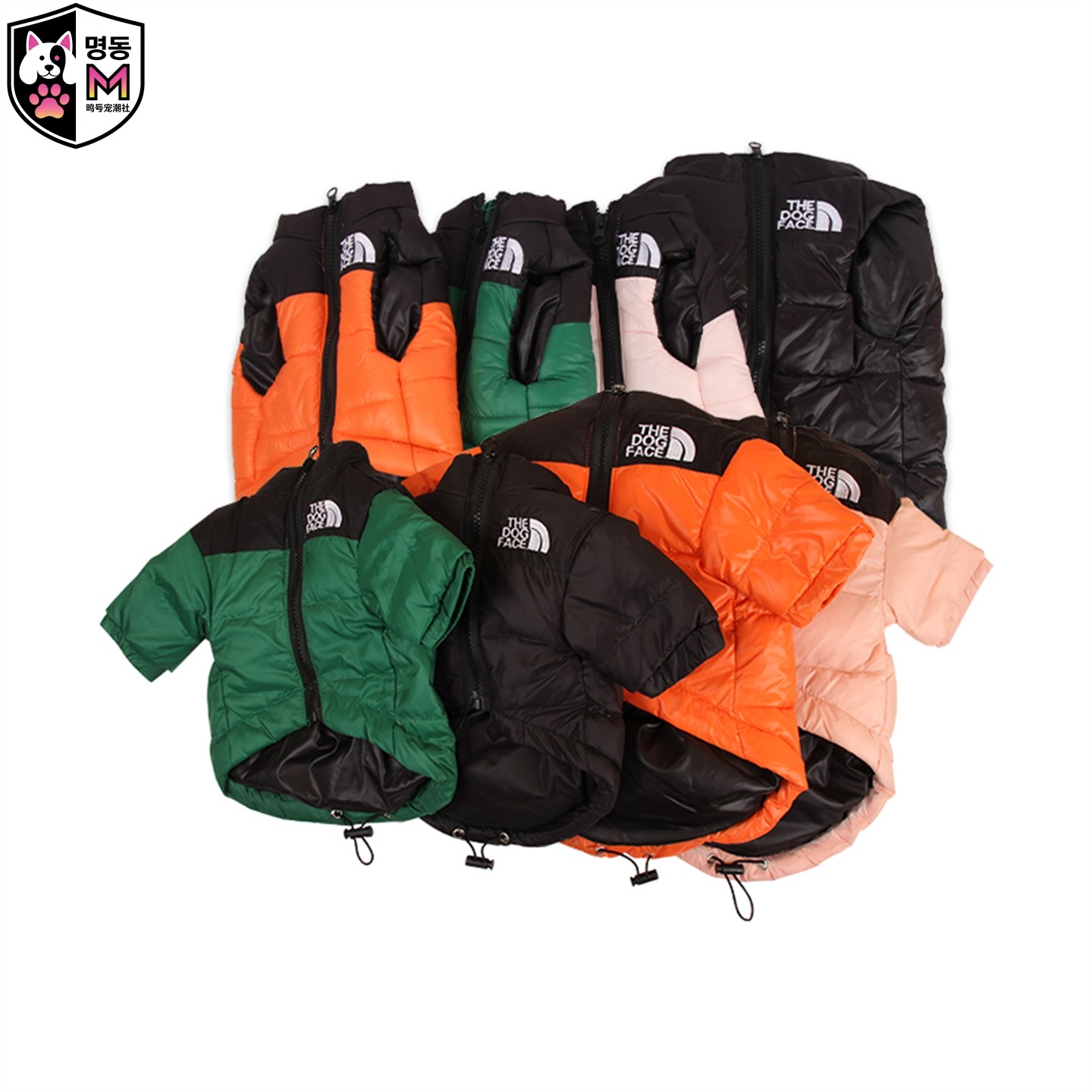 韩国明洞冬季猫狗四脚羽绒棉服