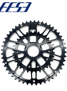 LEESE 直装自行车双盘适用于禧玛诺12速牙盘 MS接口 公路牙盘