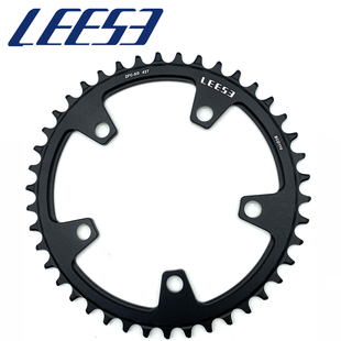 五爪110BCD公路车自行车单速盘片38T40T42T44T正负齿改装单盘