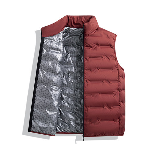 外贸尾单新款大码男女外穿马甲坎肩背心秋冬季白鸭绒羽绒保暖