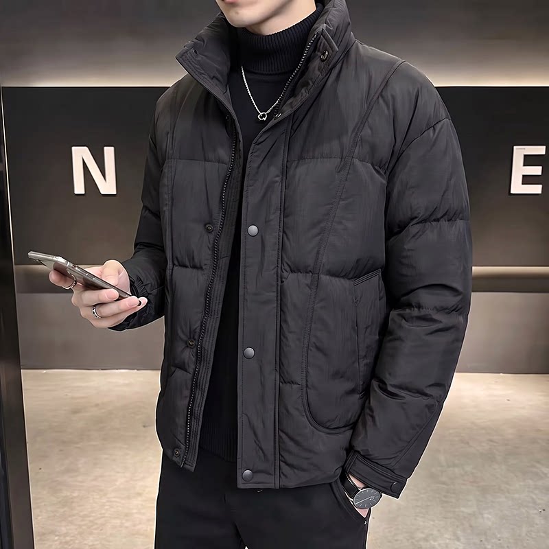外贸尾货立领羽绒服外套高品质休闲男女同款羽绒服上衣夹克