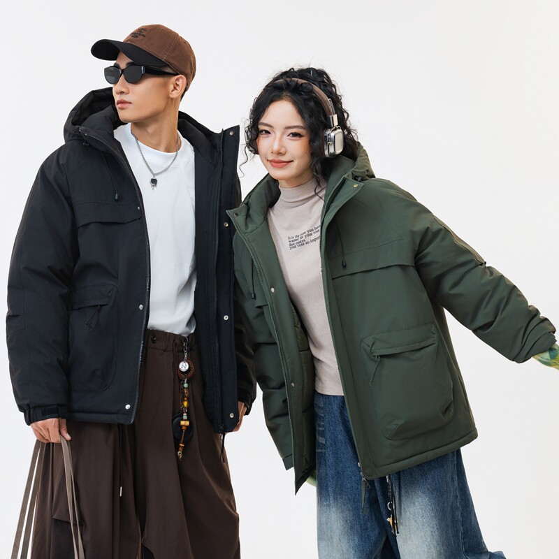 外贸尾单新款冬季棉袄外套棉服户外情侣款防风冲锋保暖