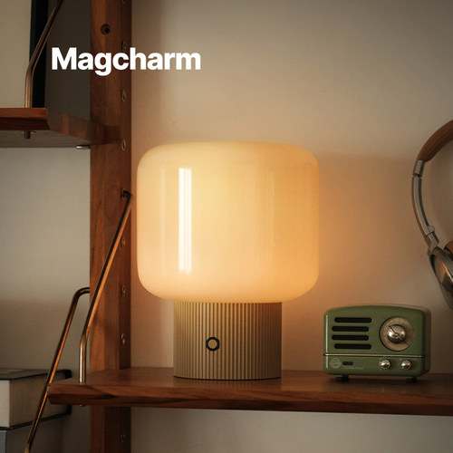 诺克Magcharm月泉台灯现代氛围灯夜灯床头灯客厅装饰高级奶油风