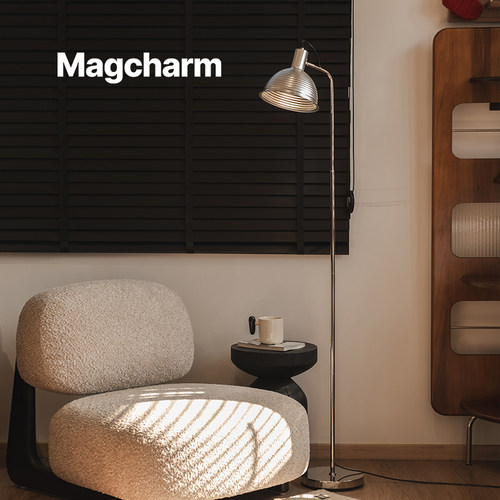 诺克Magcharm银羽落地灯欧美风客厅沙发旁地灯书房卧室床头柔和