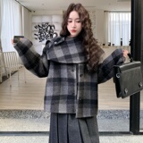竞品毛呢外套，女装羊绒大衣，2B218