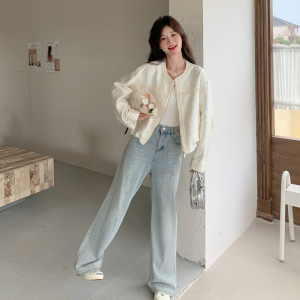 有货 木耳边波点小清新棒球服外套 2B218-C05-P150，控218图片