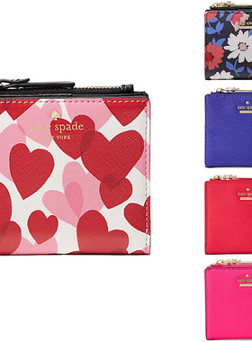 美国正品kate spade/KS卡包女小巧真皮手机包小零钱包轻便钥匙包
