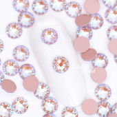 正品 施家2088圆钻L149D灰粉平底华子美甲钻奥地利水晶饰品钻