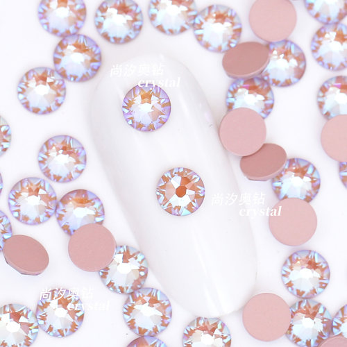 施家2088平底L149D灰粉美甲饰品