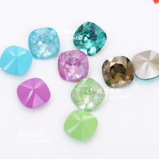 春季 施家奥地利进口华子4470肥方10mm美甲尖底钻堆钻饰品耳钉 新品