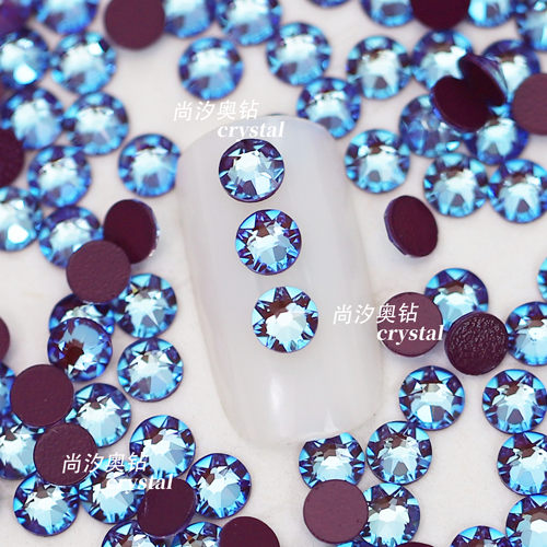 施家2088平底L132D冰川紫美甲钻