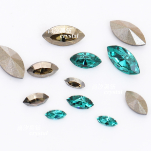 春季新品奥地利施家水晶4228花式石马眼尖底美甲饰品钻不规则饰品