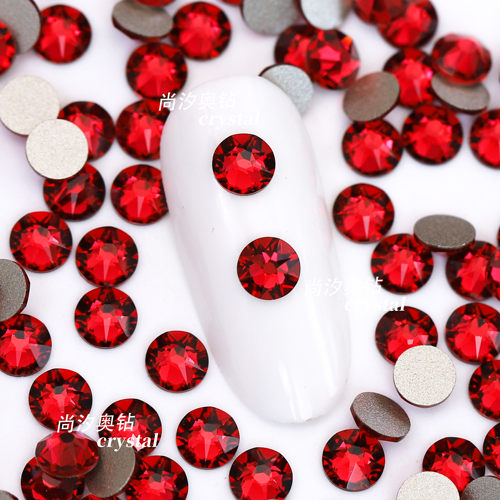 施华洛2088平底276斯嘉丽红美甲