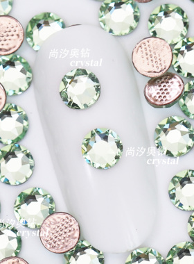 正品奥地利施家水晶华子2078HF238贵橄榄平底烫钻美甲钻服装饰品