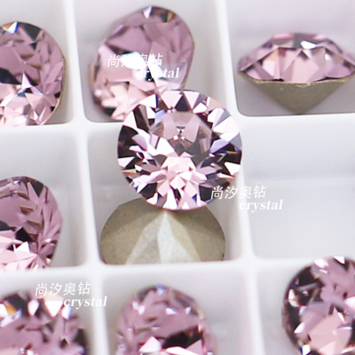 施华洛1088浅紫212美甲堆钻