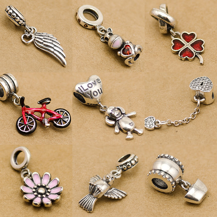 diy手链配饰泰银挂坠