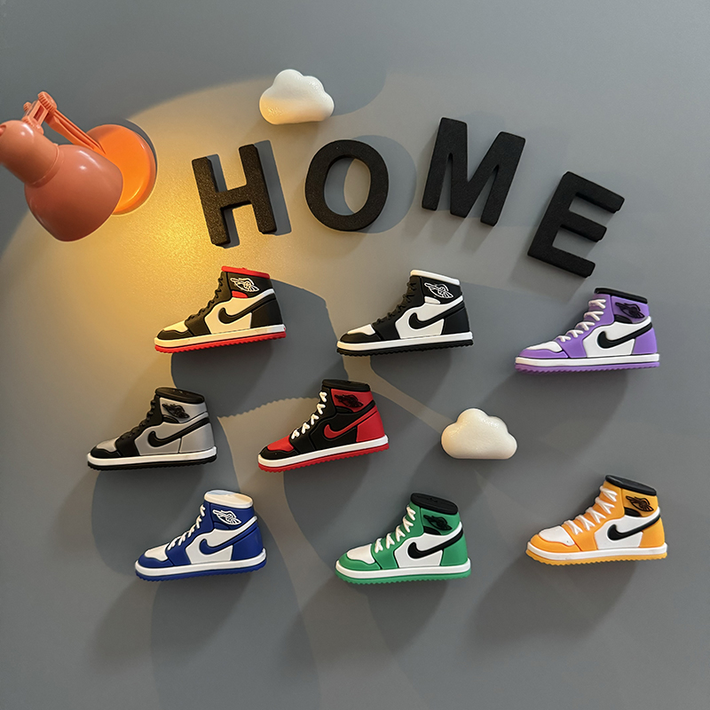 个性创意仿真篮球鞋冰箱贴磁贴