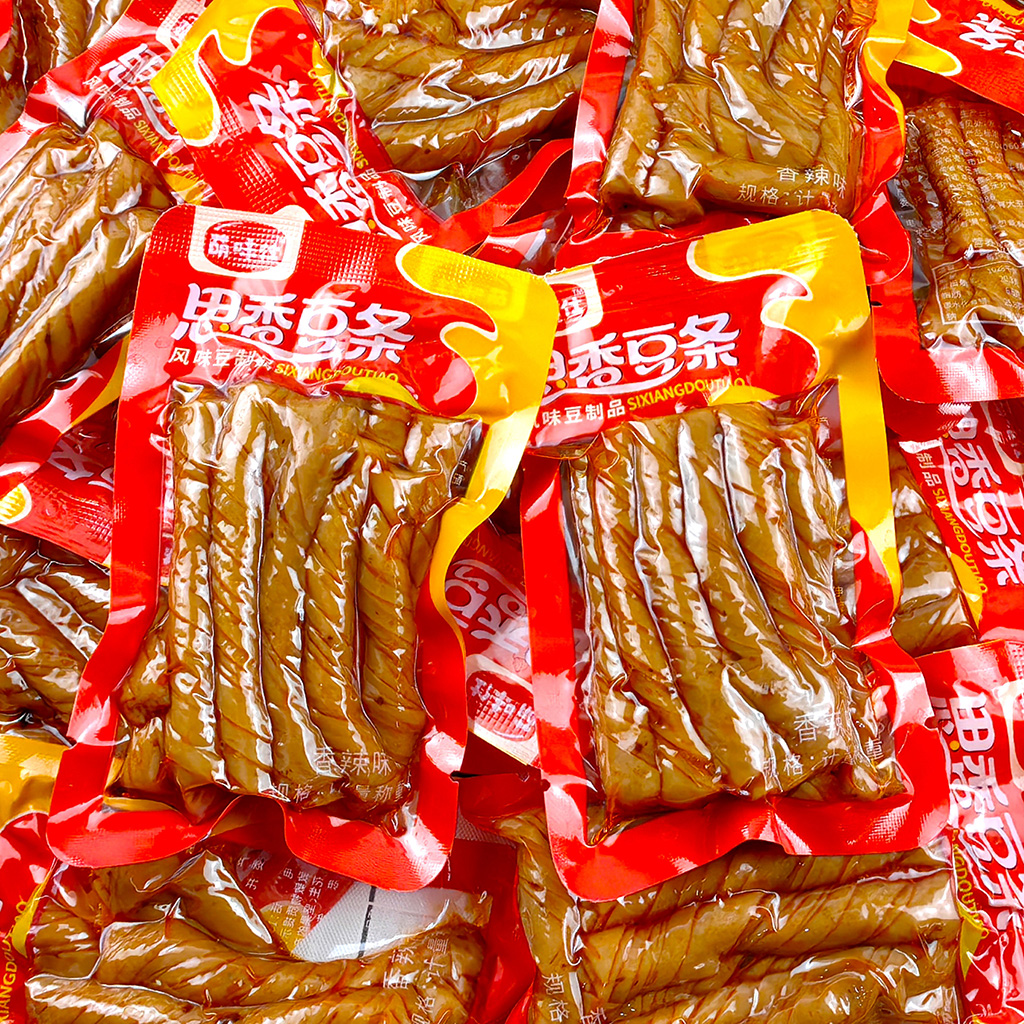香辣小豆筋独立包装相思卷豆条辣条豆制品小吃休闲食品网红零食