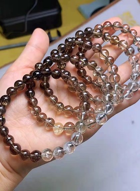 水晶未镶嵌异国情调天然透体