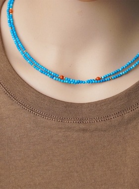 绿松石民族风天然优化项链