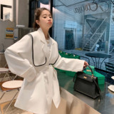 【现货】可脱卸海军领风衣浙宝B252-2210-P130-K199，女装西装，浙宝252
