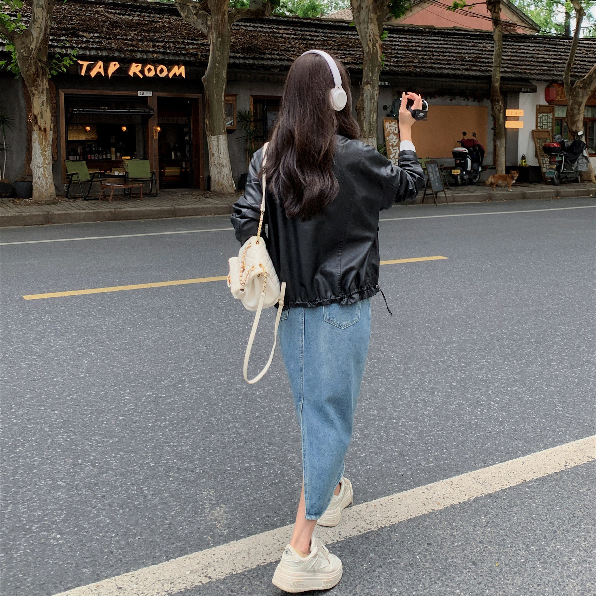 【现货】百搭黑色皮衣外套浙宝B252-2415-P145-K218,女装皮衣,浙宝252