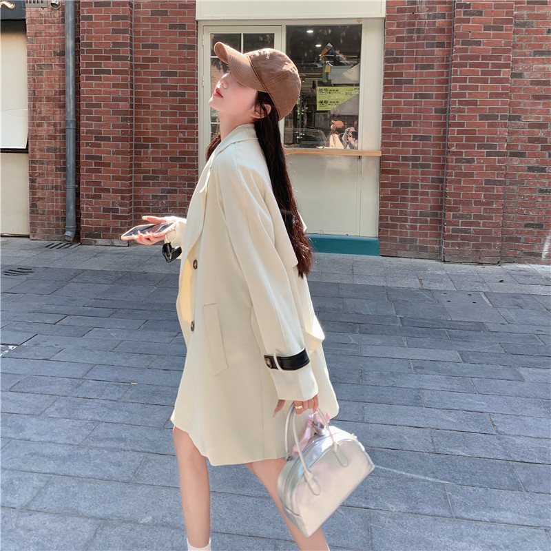 【现货】拼皮双排扣风衣款浙宝B252-2483-P140-k218,女装风衣,浙宝252