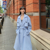 [现货】高级感气质过膝女中长款风衣浙宝B252-2310-P150-K228，女装风衣，浙宝252