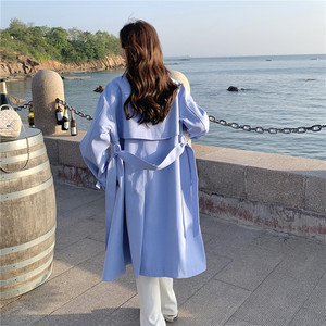 [现货】高级感气质过膝女中长款风衣  浙宝B252-2506-P150-K228图片