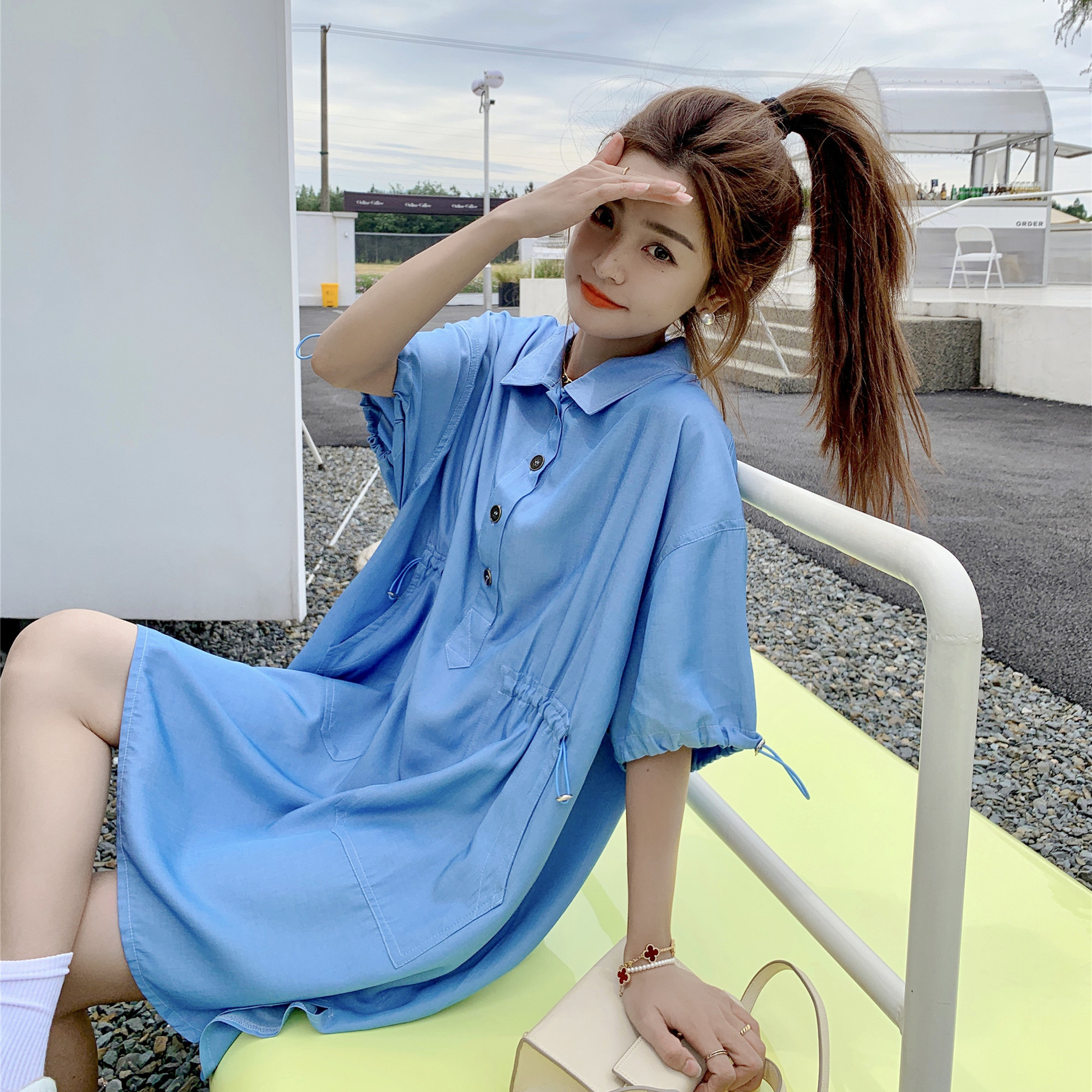 【现货】天丝牛仔连衣裙浙宝B252-2373-P80-K148现货,女装连衣裙,浙宝252