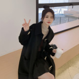 【现货】手缝双面羊毛大衣B252-D2201-P235-K358，女装毛呢外套，浙宝252