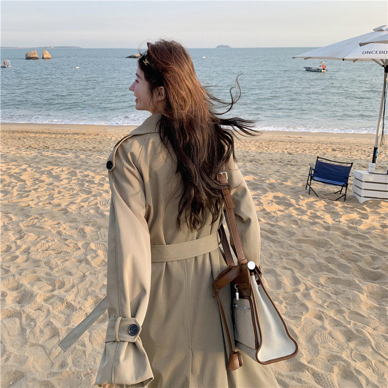 【现货】25年春款中长款风衣浙宝B252-2509-P150-K238,女装风衣,浙宝252