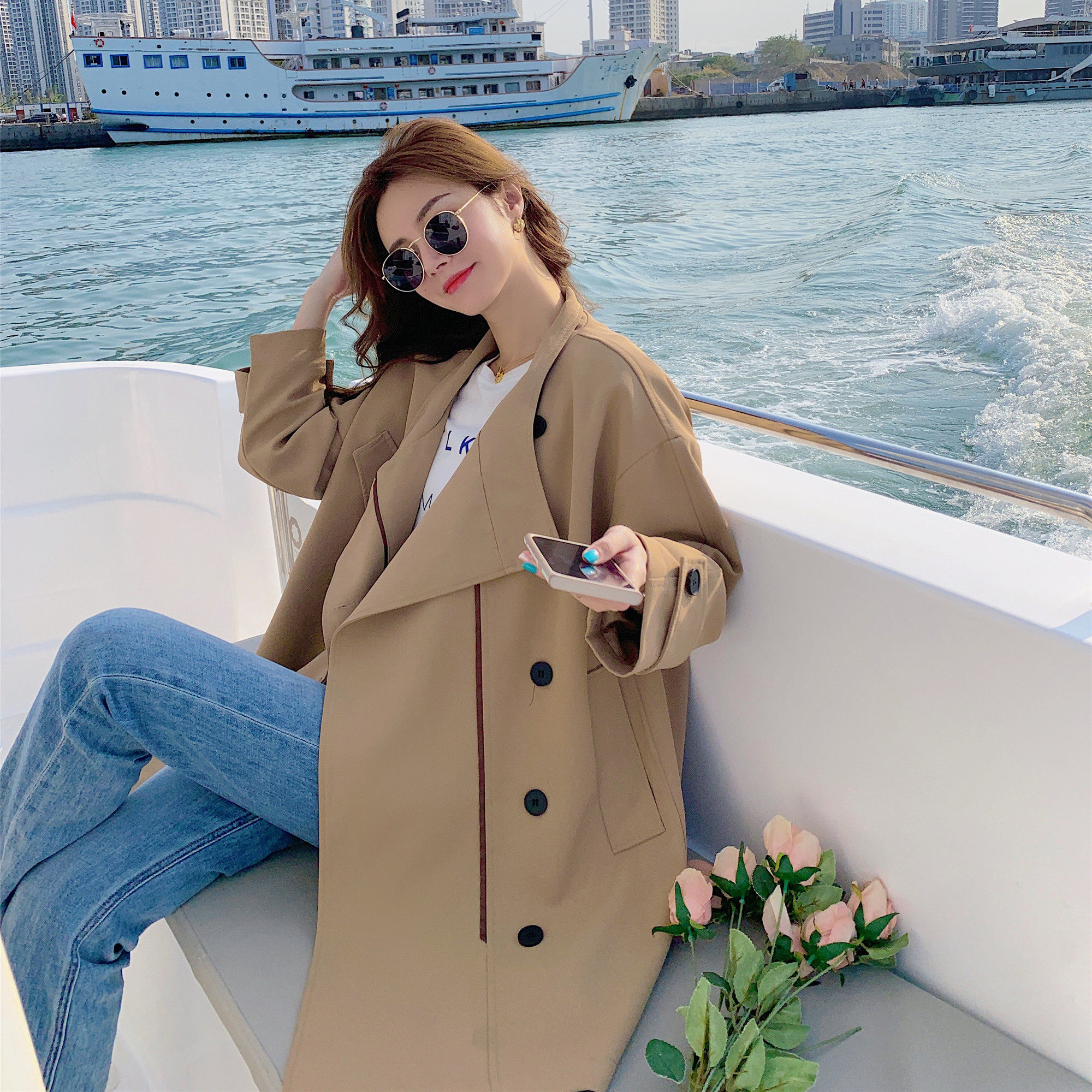 新品风衣,女装风衣,浙宝252